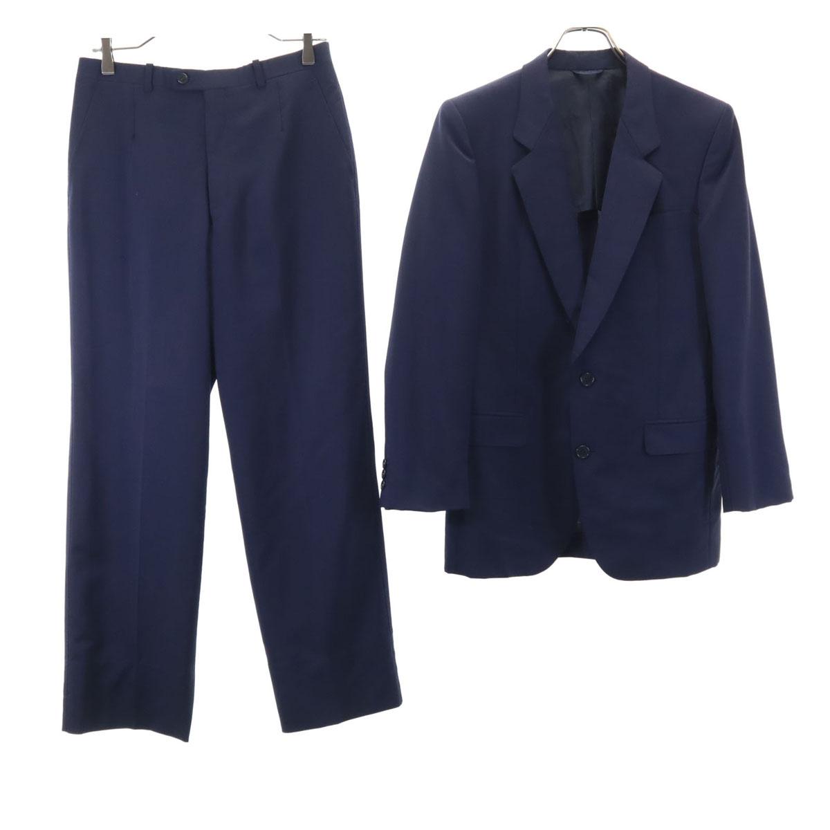 

LANVIN 90-х годов Старый костюм Комплект H48-25-79 Темно-синий Мужской Б/У