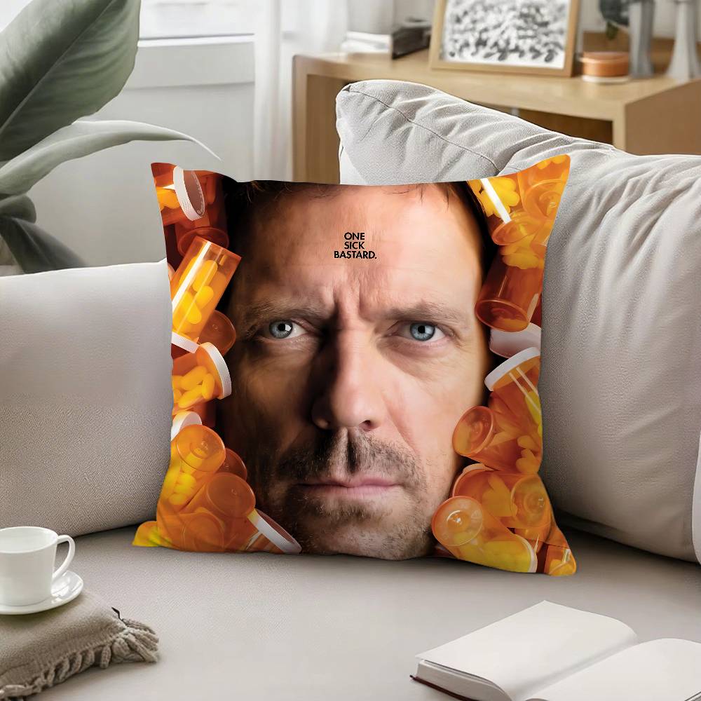 Movie HHouse M Pillow Case Pattern Printed Pillowcase For Living Room Sofa Cushion Cover Bedroom Decor