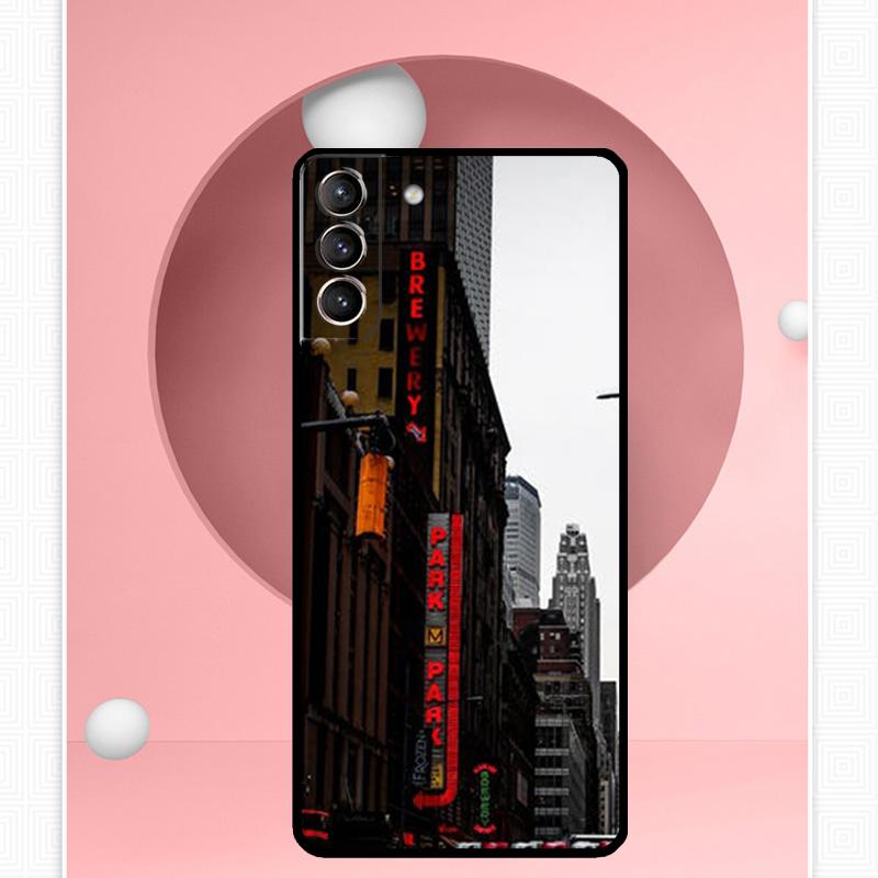 Police Car Cover For Samsung Galaxy S23 S24 Ultra S8 S9 S10 S22 Plus Note 10 20 Ultra S20 S21 FE Case