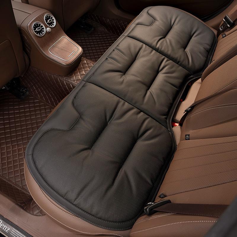 Customizable Nappa Leather Car Seat Cooling Pad - Summer Breathable, Non-Slip, High-End Ventilated Cushion for All Seasons