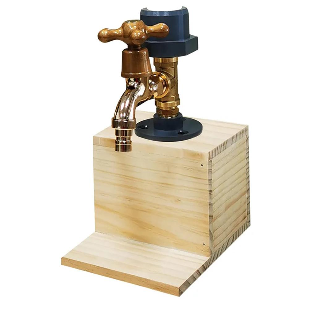 

Диспенсер для алкогольных напитков в форме крана, деревянный диспенсер для виски и ликера для бара и дома, мужской подарок для папы 1-Head