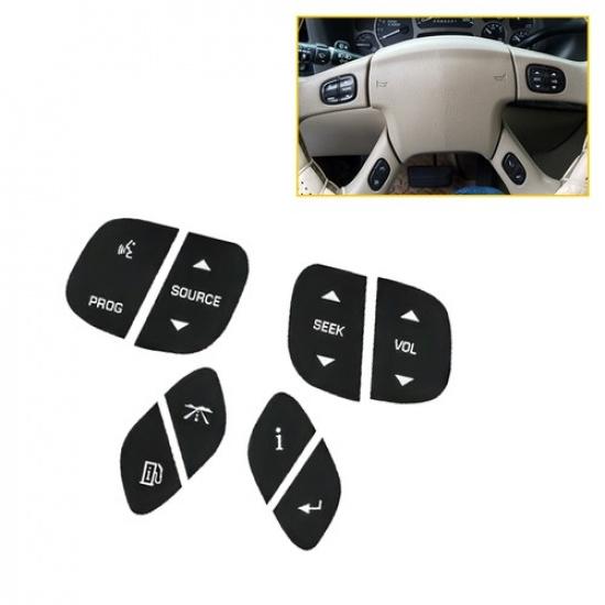 For Chevy Steering Silverado/GMC Sierra/H2 Wheel Control Button Repair Decals