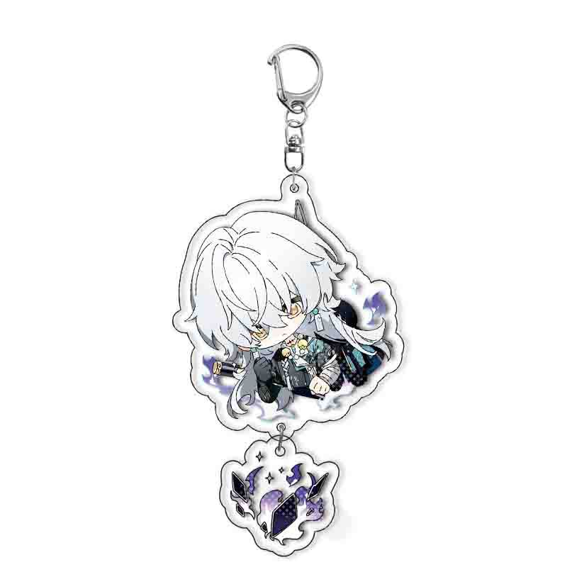 

Игра Бушующие волны Q Версия Брелок Цзяньсинь Цзиянь Анькэ Акриловый брелок Милый кулон Шавейро Брелок для женщин мужчин Подарок