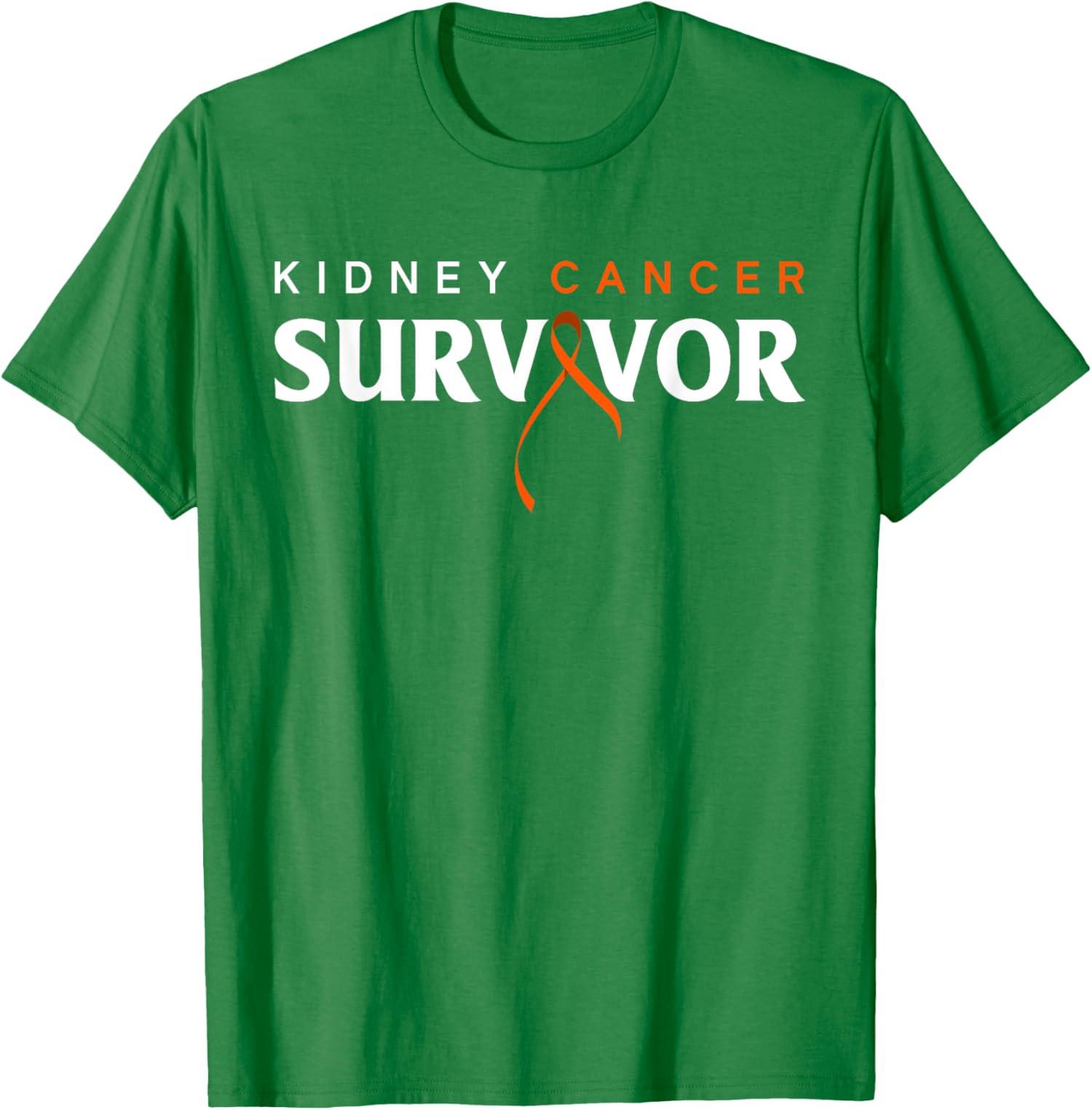 Kidney Cancer Survivor Kidney Awareness Pride Present Unisex T-Shirt S разноцветный