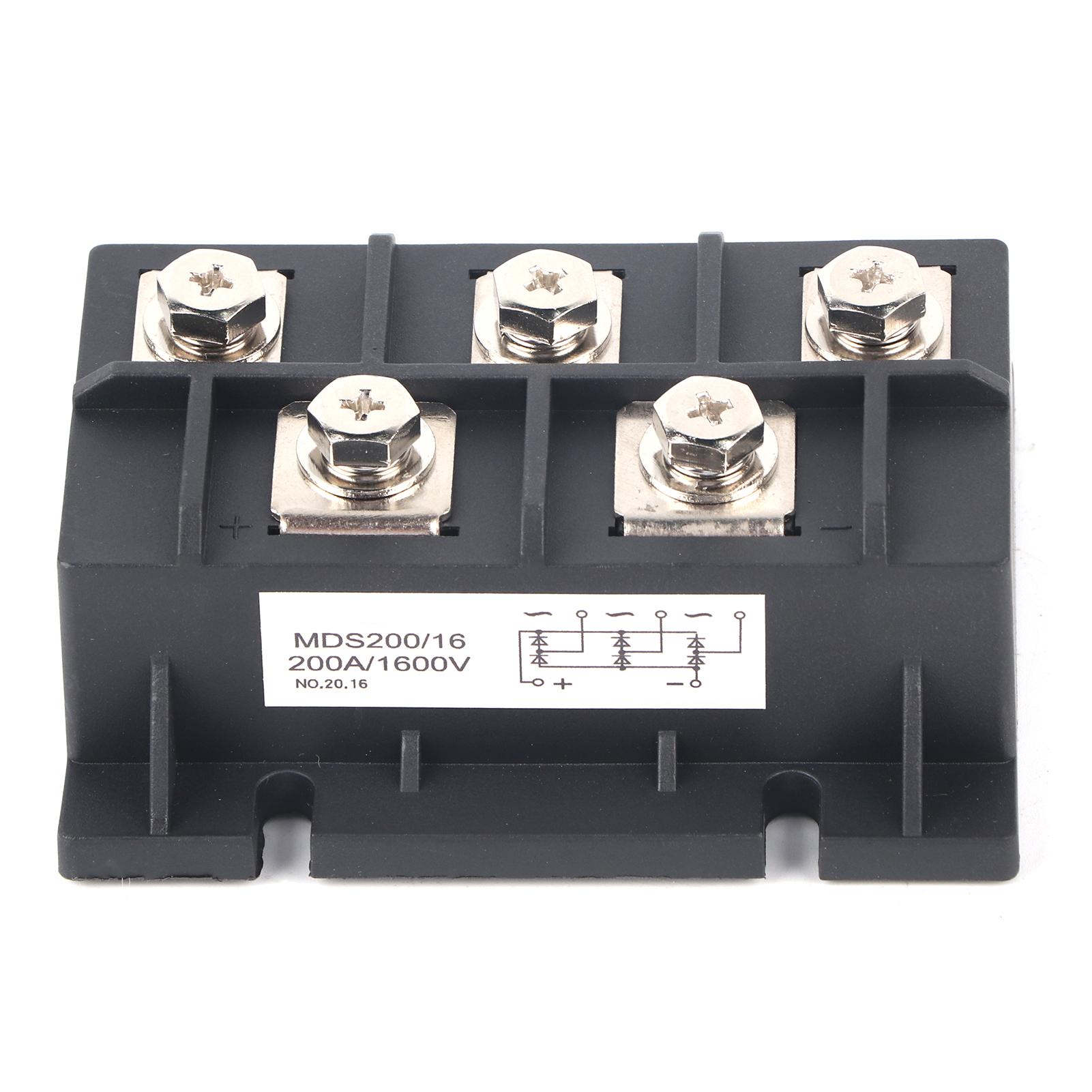 

200A Amp 1600V MDS200A Трифазний діодний мостовий модуль живлення випрямляча