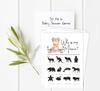 Inkdotpot Fox Animal Baby Shower Game Set Of 50 BabyA  AlphabetA  ABCA  Game Gender Neutral Party
