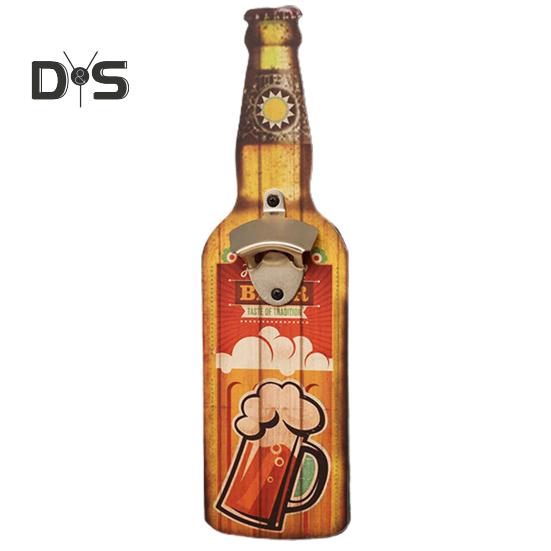 

Настенная открывалка для бутылок без ржавчины, износостойкая привлекательная настенная открывалка для бутылок в ресторане