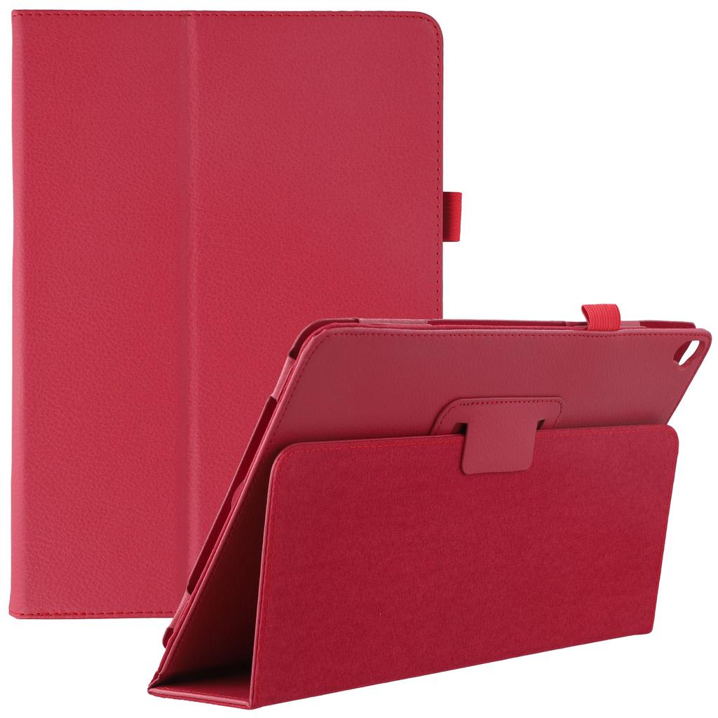 Tablet-Hülle für iPad 10.2 (2021)/(2020)/(2019) Bi-Fold-Stand-Lederhülle mit Litschi-Textur