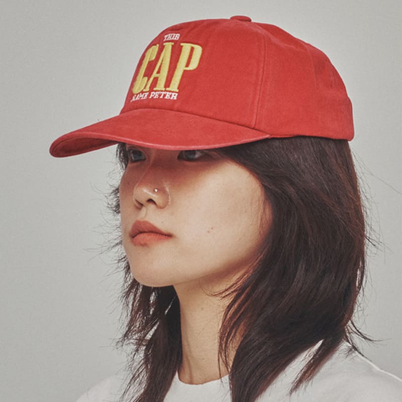 

MY NAME IS PETER 5-PANEL THIS CAP - RED OS