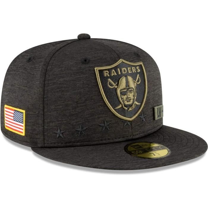 Casquette 59FIFTY - New Era - Las Vegas Raiders - Noir - 7 1/4 - Unisexe