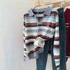 Sweater for Women Winter Cotton Thickened Pullover Warm Knitted Stretchy Long Sleeve Oversize Jumper Sweater Tops