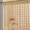 Solid Color Beaded String Curtain 100x200cm Window Wall Panel New Room Divider Tassel  Wedding
