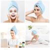 Thickened Dry Hair Cap Super Absorbent Quick Drying Shower Cap Towel Women's Minimalist Headscarf Household Bathroom Supplies