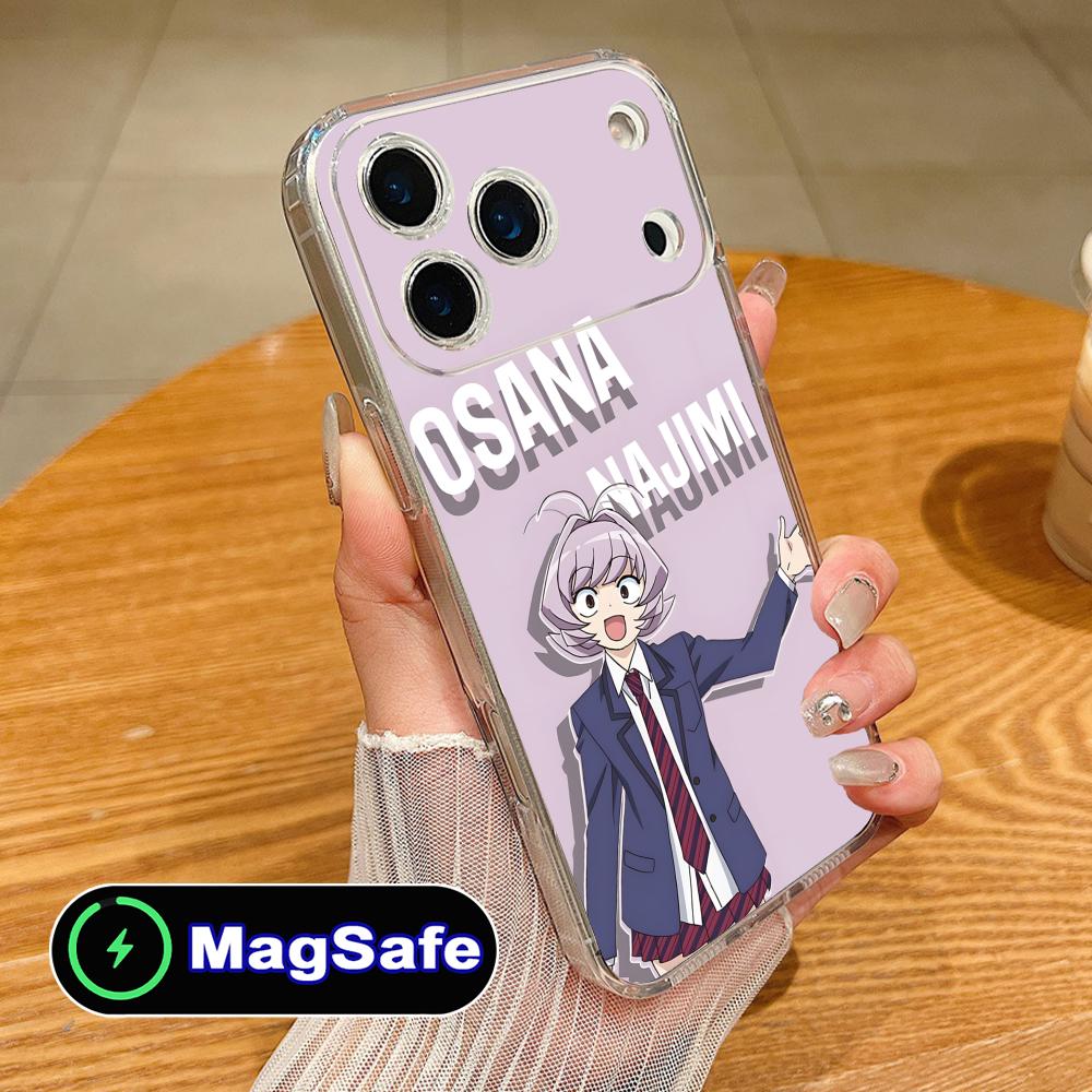 Anime Najimi Osana Mobile Phone Case for iPhone 17 16 15 14 13 12 11 Air Pro Max Plus Mini Magsafe Clear Colorful Cover Cover