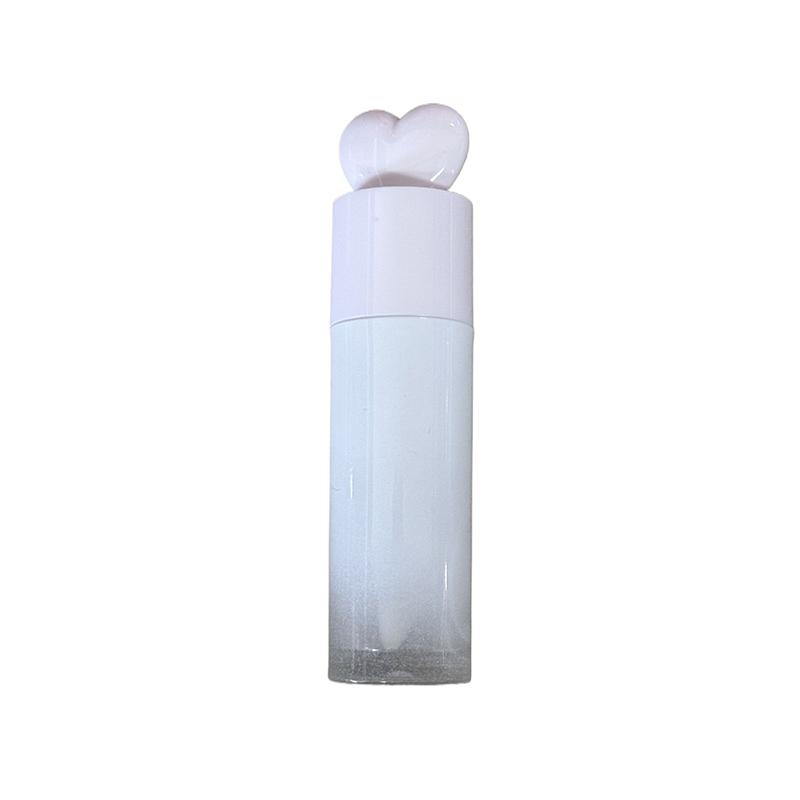 1/3 Pcs 6ml Heart/Round Shape Empty Lip Gloss Tube Plastic Refillable Bottles Liquid Lipstick Container Lipgloss Sample Bottle