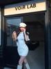 Elegant White Slim Fit Shirt Dress - Chic, Hip-Hugging Design for Women