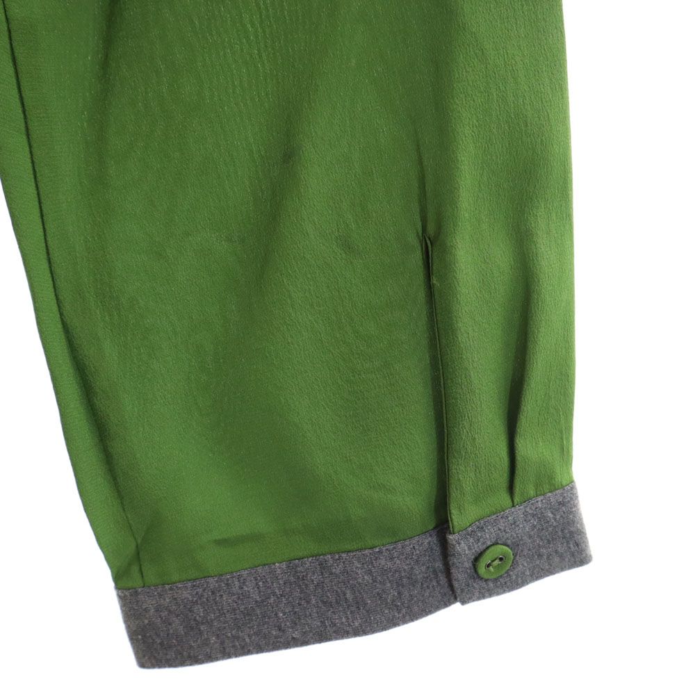Adolfo Dominguez Seide 7/8-Ärmel Größe 40 Khaki Damen Gebraucht