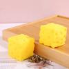Square Butter Cheese Squishy Squeeze Toy Slow Rebound Soft Sensory Fidget Stress Relief Christmas Holiday Gift For Kids Adults