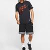 Nike Giannis Swoosh Freak Basketball T-Shirt Men Tops Black CW4757-010