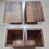 High-Quality Black Walnut Wood Pen Holder Minimalist Desktop Organizer Box For Office Stationery Storage Wooden Desk Accessory