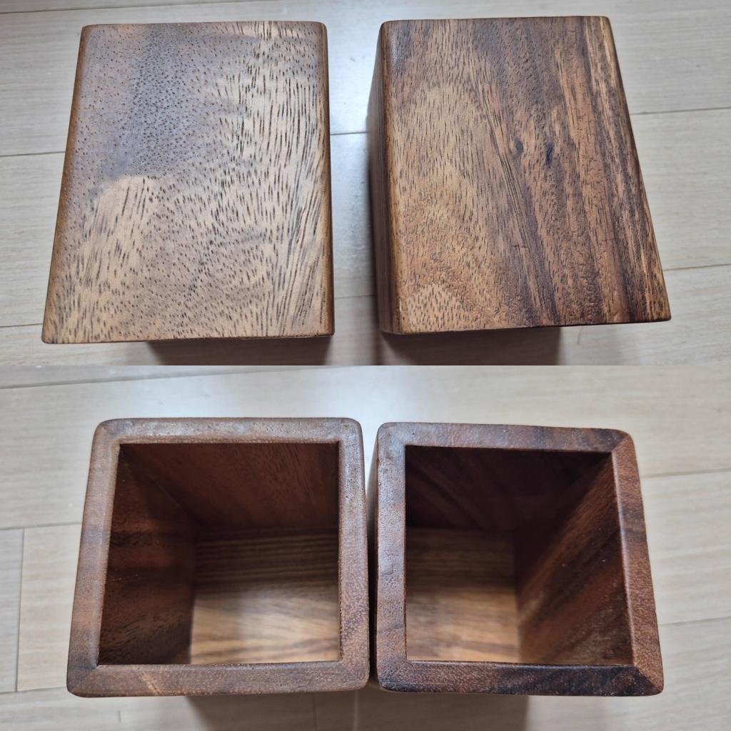High-Quality Black Walnut Wood Pen Holder Minimalist Desktop Organizer Box For Office Stationery Storage Wooden Desk Accessory