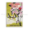 Visit Vietnam Tourist Travel For Vintage Poster Canvas Stickers Saigon  Metal Vintage Home Bar Customize Bar Tin Sign Poster