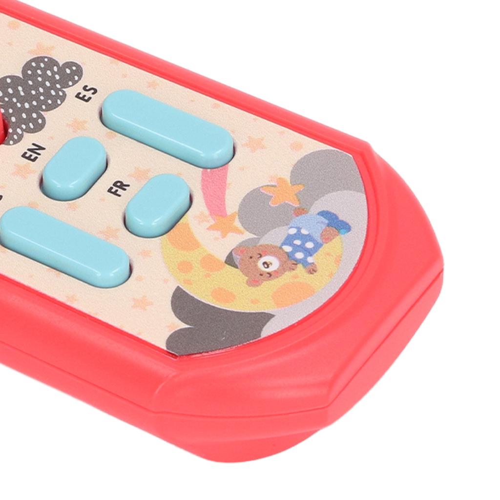 TV Remote Control Toy Baby Simulated Remote Control Toy with Sound and Light for Early Education Learning