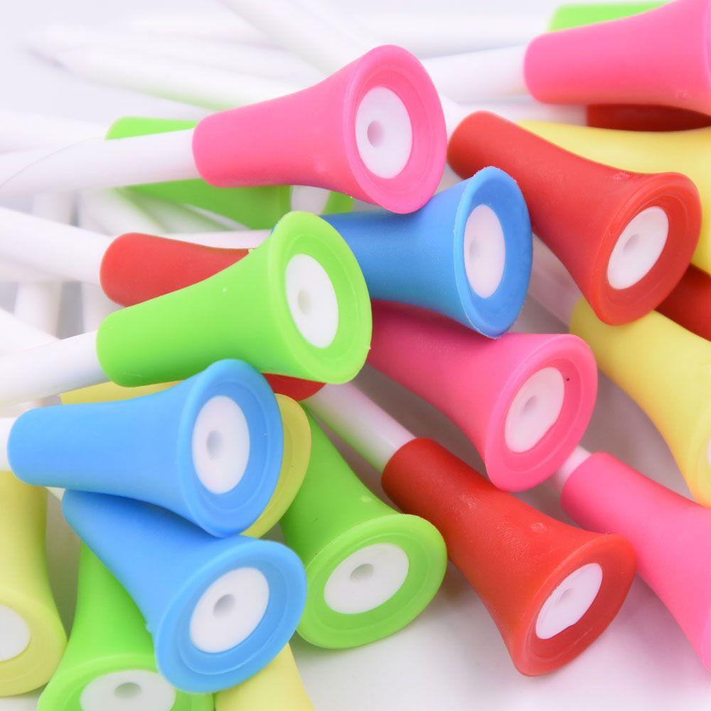 Professional 83mm Multi-colored Rubber Cushion Golf Accessories Golf Tees Outdoor Sports