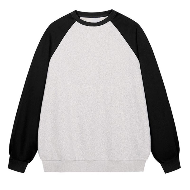 Damska bluza z raglanowymi rękawami na jesień z własnym logo - Luźny krój, długi rękaw