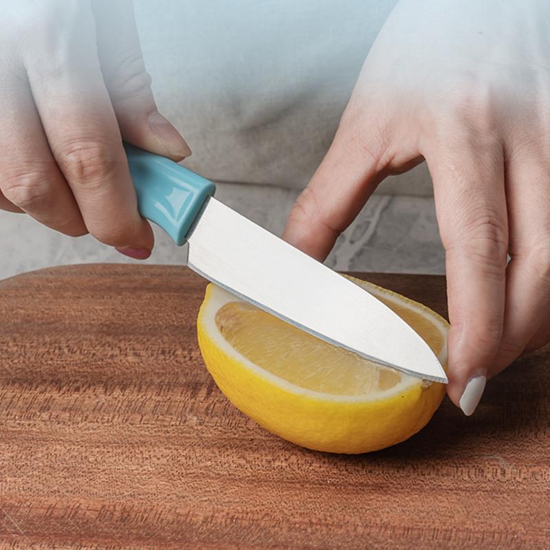 3ks Kuchyňské drobné nářadí Nerezové potravinářské nůžky Loupaný nůž Nůž na ovoce Třídílná sada
