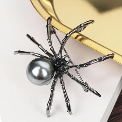 1Pc Spider Brooch Female Corsage Gifts Men Accessories Fashion Jewelry