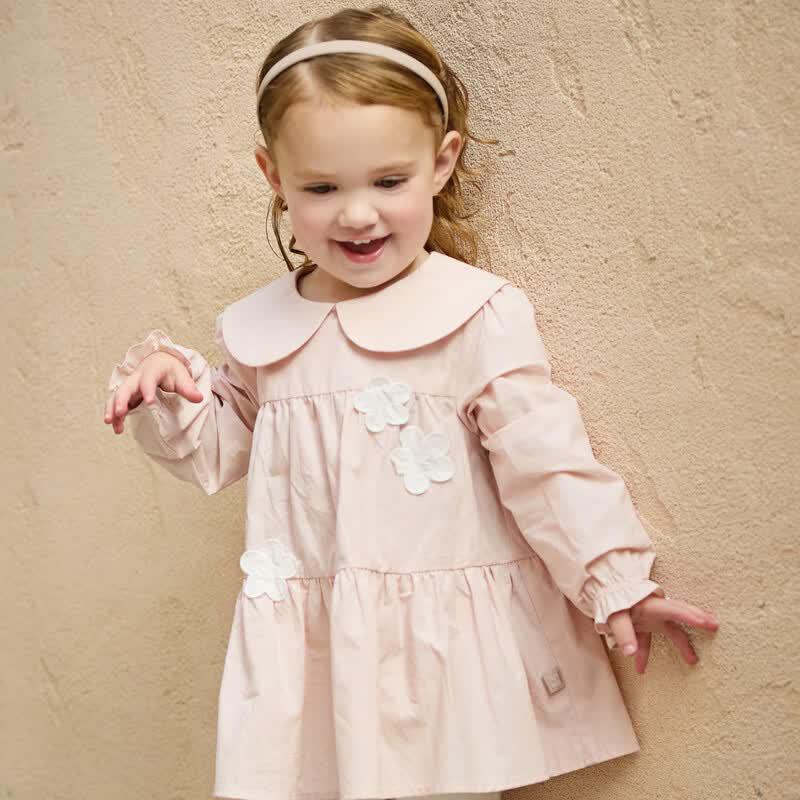 David Bella Girls' Stylish Cotton Dress Top
