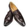 Fashion New Leather Casual Shoes Mens Summer One-Step Loafers Dress Wedding Leather Luxury Groom Wedding Men Italian Style Oxford Shoes