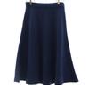 Unused Boussole Made In Japan Midi Length Knit Flare Skirt 38 Navy Women Used