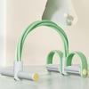 Pedal Resistance Bands with Handle 4/6-Tube Elastic Yoga Pedal Puller Resistance Band Manual Tension Rope for Abdomen Waist Arm Leg Stretching