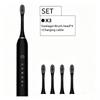 Portable Electric Toothbrush Set For Adults With Soft Bristles And Multimode Functionality