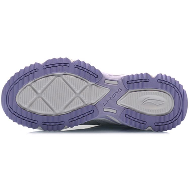 New LiNing Anti Slip Wear Resistant Low Top Casual Running Shoes Women's Bad Little Purple ARLQ002-3