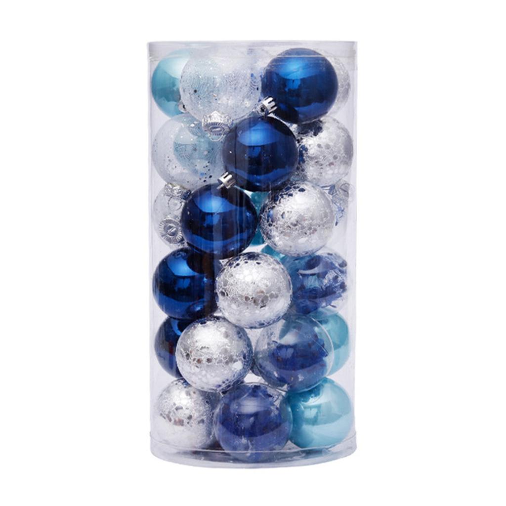 Christmas Tree Baubles 30pcs Decorations Hanging Holiday Festival Home Decor