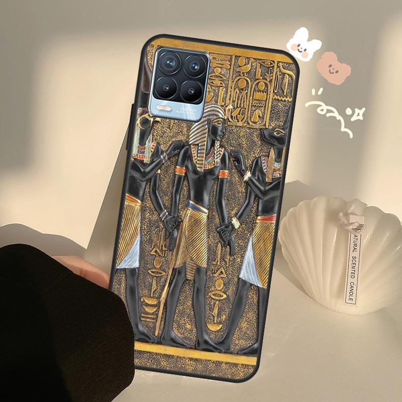 Egypt God Horus And Anubis For Realme 8 9 Pro Plus GT Neo 2 GT Master 9i 8i Phone Case For OnePlus 9 10 Pro 9R Nord2