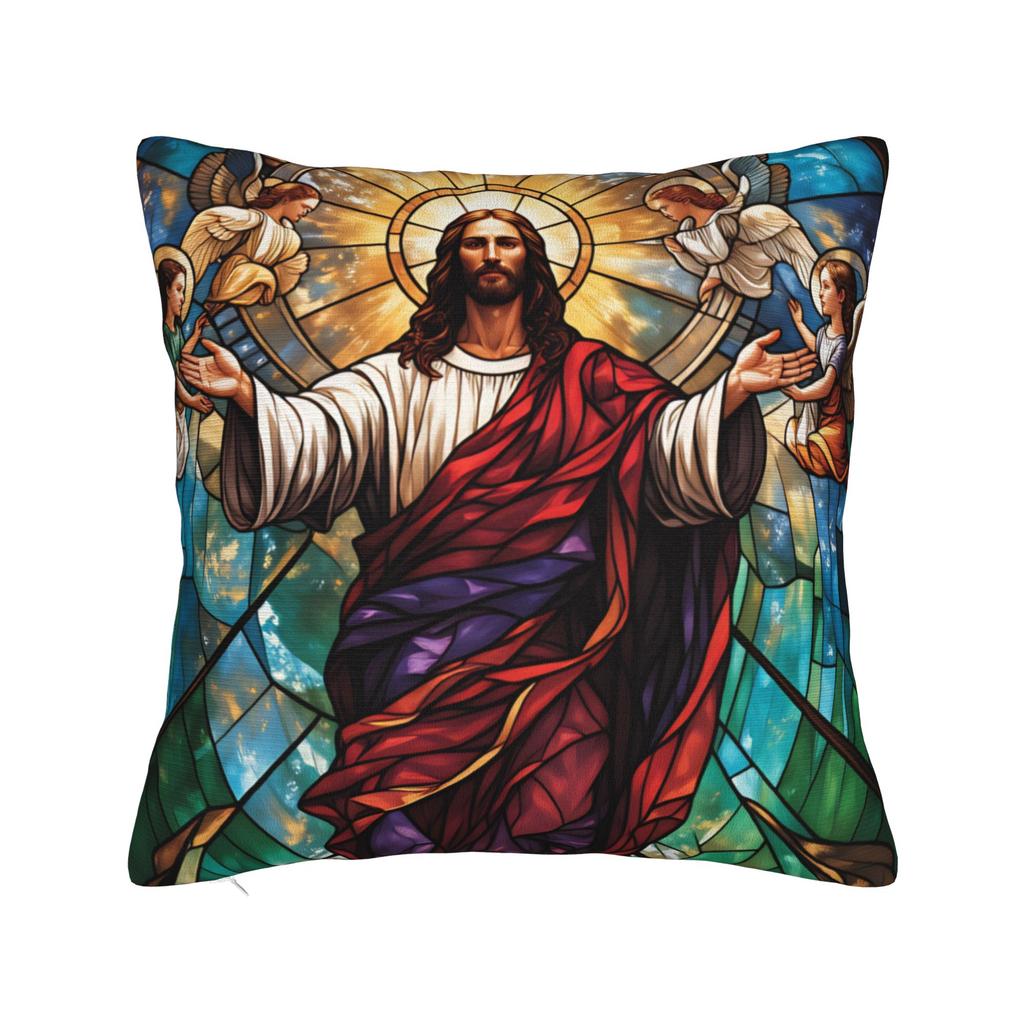 Cristo Jesus Kissenbezug Druck Kissenhülle Für Stuhl Sofa Heimdeko Retro Trendige Kissenbezüge