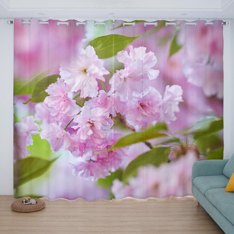 

Природный морской пейзаж cortinas 3D Пейзаж Современные полузатемняющие шторы для окон гостиной спальни занавески для кухни драпировка 2x60Wx50H(CM)&Grommet Top