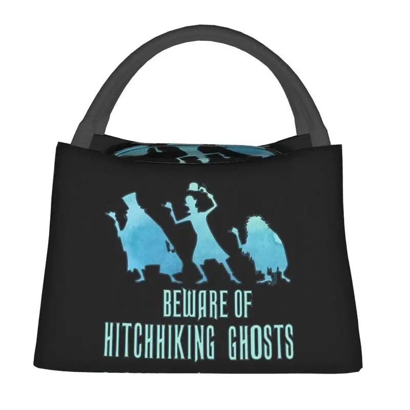 Benutzerdefinierte Haunted Mansion Stretching Lunchtaschen Damen Thermokühltasche Isolierte Lunchbox für Arbeit Picknick oder Reise