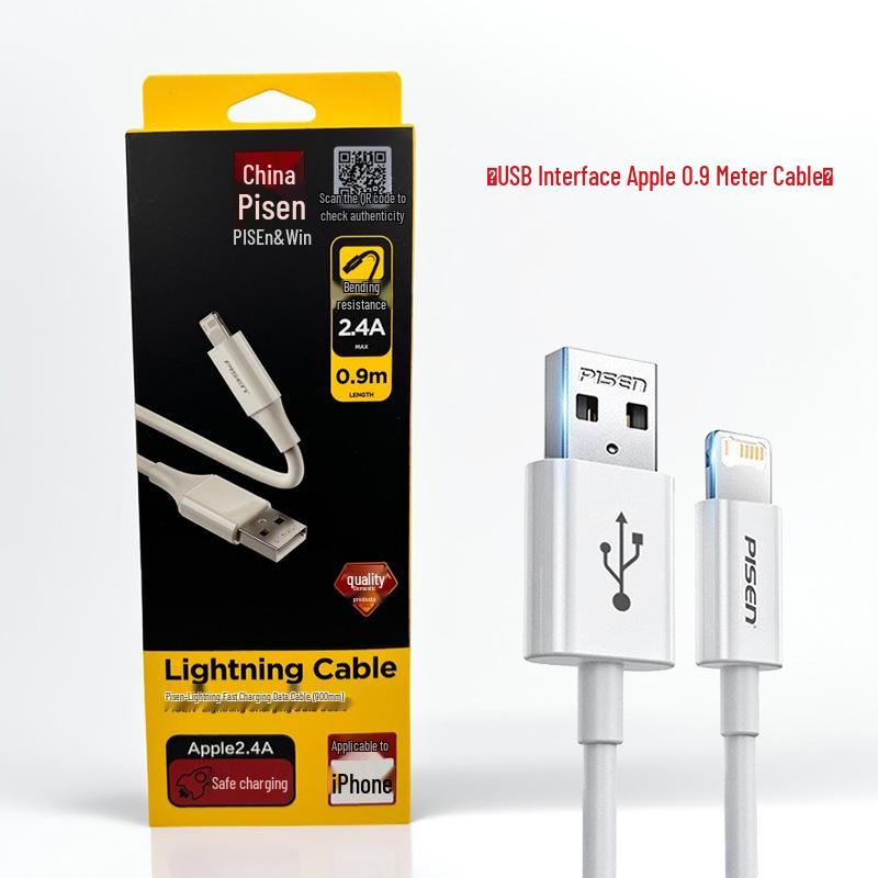 PISEN 2m USB Data Cable for iPhone 11/13