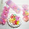 Colored Rubber Band Mini Claw Clip Hair Accessories (3 Types) Toddler Hair Ties Daycare Favors Elementary School Gifts