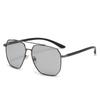 Polarized Sunglasses Men's High-end UV Protection Driving Yellow Lenses Sunglasses Anti-glare Square Fishing Glasses