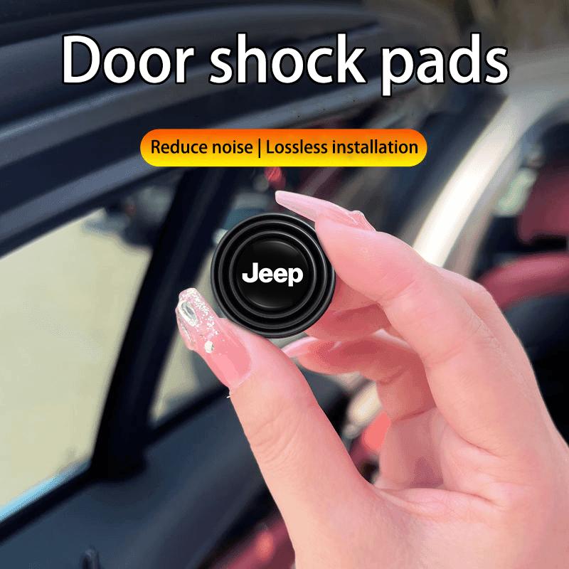 4/12Pcs Car Door Shock Absorption Gasket Stickers Accessories For Jeep Grand Cherokee Wrangler JK Gladiator Compass Renegade AKQ1
