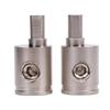 1 Pair Brass Amp Input Reducers Car Sound Amplifier Wire Terminal Connectors for Vehicle Sound Systems 0GA to 4GA
