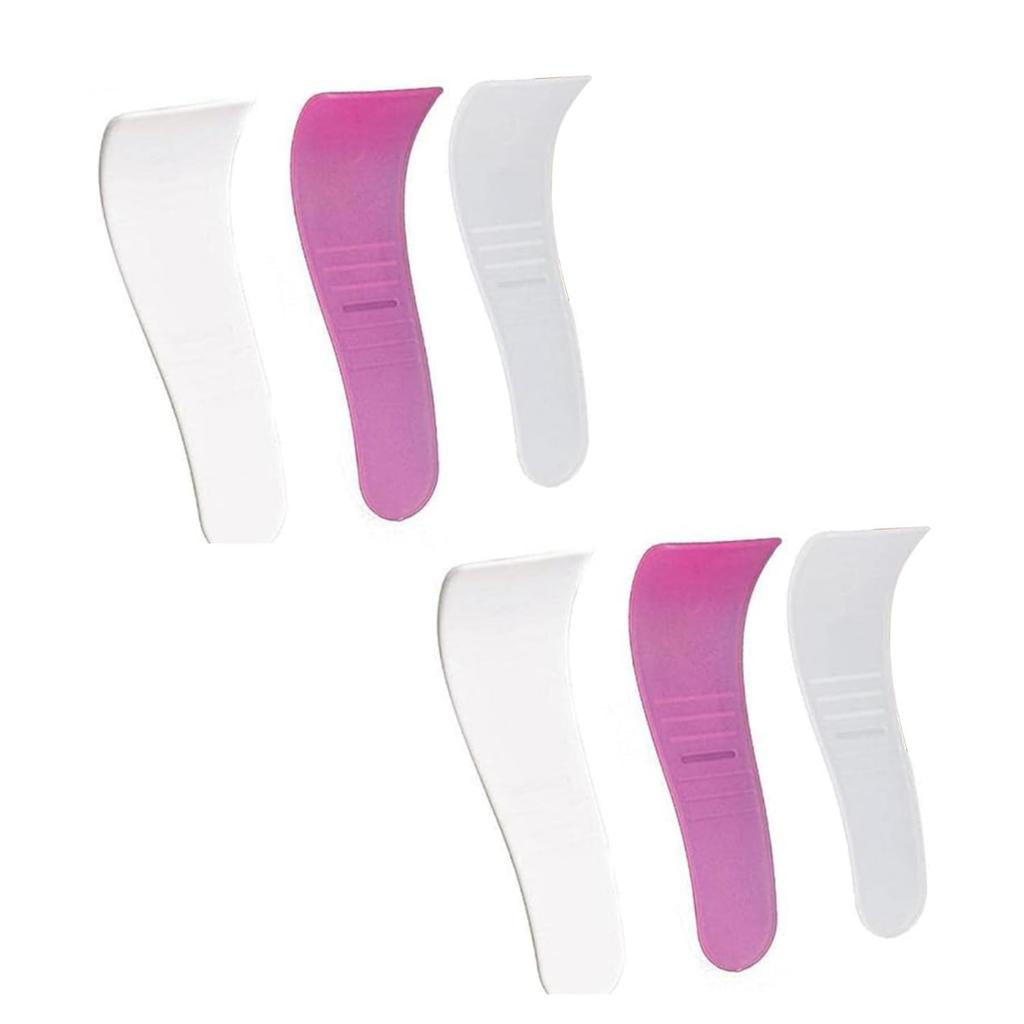 6Pcs Random Color Portable Hair Wax Cleansing Spatulas Hair Waxing Removal Beauty Tools Non-Stick Wax Hair Removal Applicator Reusable Scraper Hard