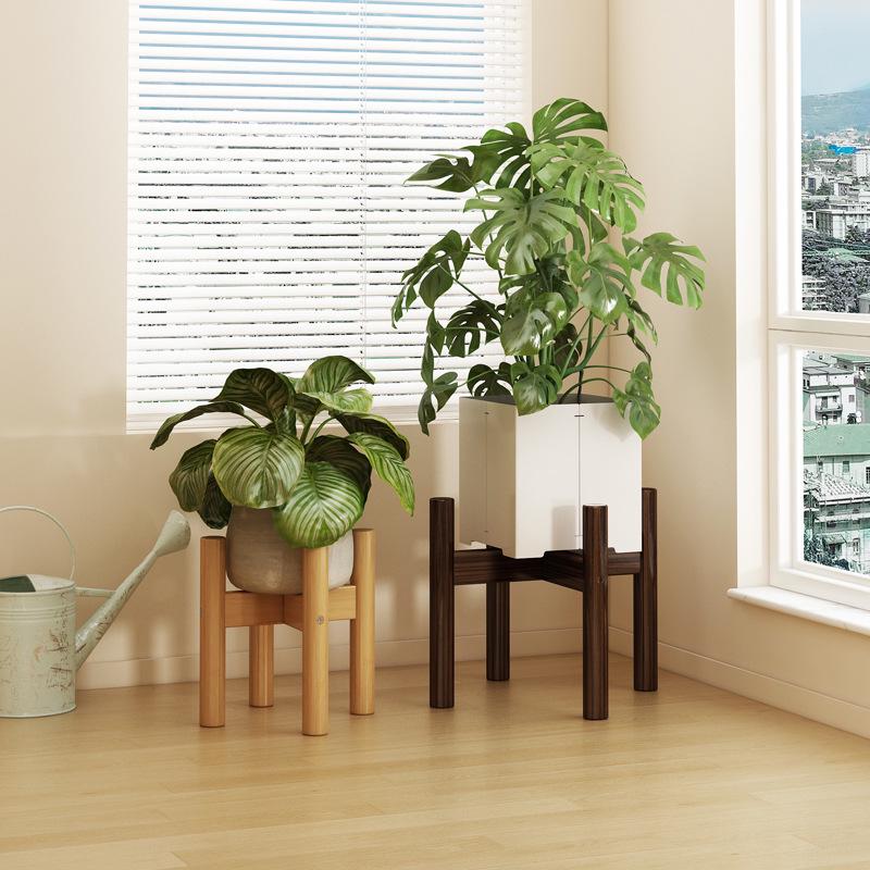 Cross-Shaped Plant Stand: Floor-standing Flower Shelf for Balcony or Living Room