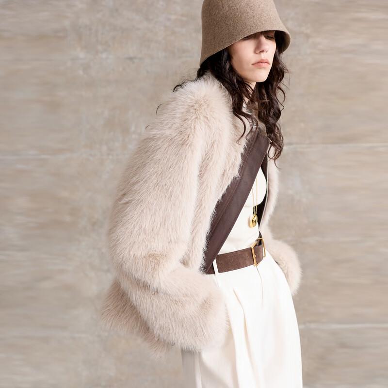 Women's Two-Way Faux Fur Winter Jacket